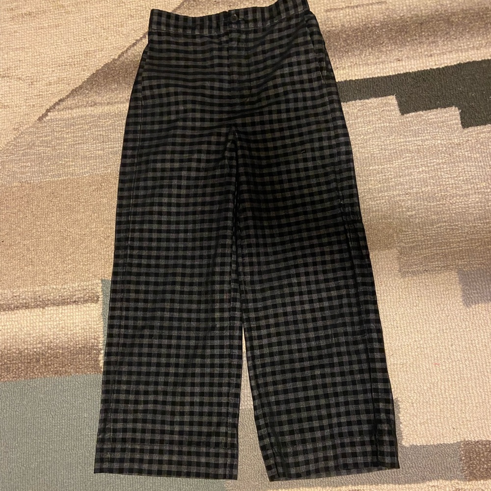 Madewell pull on plaid pants